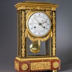 Lamiral, A Directoire table regulator of at least two weeks duration by Lamiral, Paris, date circa 1795