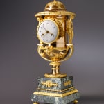 Laurent, An Empire Medici vase-shaped mantel clock by Laurent à Paris housed in a case attributed to Pierre-Philippe Thomire, Paris,...