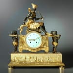Jean-Simon Deverberie, An Empire Pendule ‘Au Sauvage’ by Jean-Simon Deverberie, movement by Le Roy, Paris, date circa 1800