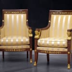 Etienne-François Quenne, A suite of Restauration seating furniture, containing a pair of bergères, a set of 6 fauteuils and a...