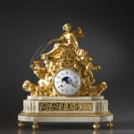 Georges-Adrien Merlet, A Louis XVI mantel clock with an astronomical movement, by Georges-Adrien Merlet, Paris, date circa 1780