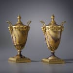 Matthew Boulton (attributed to), A pair of Georgian covered vases attributed to Matthew Boulton, Birmingham, date circa 1780