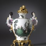 Meissen, A Louis XV vase by Meissen, almost certainly modelled by Johann Joachim Kändler , The porcelain: Meissen, date circa...