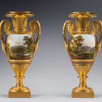 Nast Frères Manufactory (attributed to), A pair of Restauration two-handled vases probably by Nast Frères Manufactory, Paris, date circa 1820