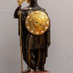 Gérard-Jean Galle (attributed to), A late Empire mantel Clock representing Pallas Athena attributed to Gérard-Jean Galle , Paris, date circa...
