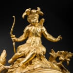 Noël Baltazar, A Louis XV 'Pendule au Rhinoceros' by Noel Baltazar, the musical movement by Viger, case by Jean-Joseph de...