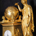 Bailly, An Empire mantel clock by Bailly, case attributed to Denière, Paris, date circa 1805-10