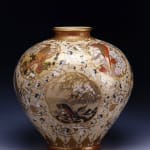 Satsuma, A set of three Satsuma pieces, Japan, date circa 1880-1910