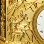 Claude Galle (attributed to), An Empire clock depicting Robinson Crusoe and Friday, attributed to Claude Galle, Paris, date circa 1805