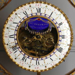 Joseph-Charles-Paul Bertrand, A Louis XVI figural lyre clock of eight day duration by Joseph-Charles-Paul Bertrand, Paris, date circa 1785