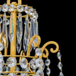 A FINE PAIR OF REGENCY PERIOD CHANDELIERS BY JOHN BLADES, ENGLISH, CIRCA 1815