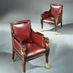 A PAIR OF IRISH GEORGE II MAHOGANY ARMCHAIRS, Irish, circa 1750