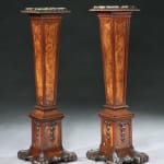 A PAIR OF IRISH GEORGE II MAHOGANY ARMCHAIRS, Irish, circa 1750