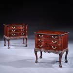 A PAIR OF IRISH GEORGE II MAHOGANY ARMCHAIRS, Irish, circa 1750