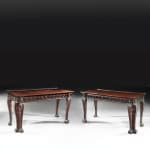A PAIR OF IRISH GEORGE II MAHOGANY ARMCHAIRS, Irish, circa 1750