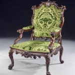 A PAIR OF IRISH GEORGE II MAHOGANY ARMCHAIRS, Irish, circa 1750
