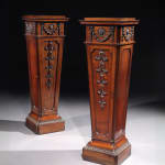 A PAIR OF IRISH GEORGE II MAHOGANY ARMCHAIRS, Irish, circa 1750