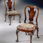 A PAIR OF IRISH GEORGE II MAHOGANY ARMCHAIRS, Irish, circa 1750