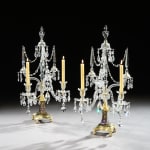 THE CRICHEL JASPER CANDELABRA, English, circa 1785
