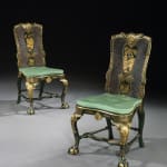 A PAIR OF IRISH GEORGE II MAHOGANY ARMCHAIRS, Irish, circa 1750