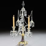 THE CRICHEL JASPER CANDELABRA, English, circa 1785