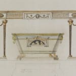 THE NEWBY HALL PLATE WARMER PEDESTAL, English, circa 1785