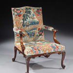 A PAIR OF IRISH GEORGE II MAHOGANY ARMCHAIRS, Irish, circa 1750