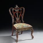 A PAIR OF IRISH GEORGE II MAHOGANY ARMCHAIRS, Irish, circa 1750