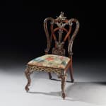 A PAIR OF IRISH GEORGE II MAHOGANY ARMCHAIRS, Irish, circa 1750