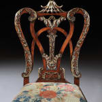 A PAIR OF IRISH GEORGE II MAHOGANY ARMCHAIRS, Irish, circa 1750