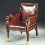 A PAIR OF IRISH GEORGE II MAHOGANY ARMCHAIRS, Irish, circa 1750