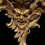 A GEORGE II GILTWOOD CARTEL CLOCK, English, circa 1755