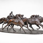 John Rattenbury Skeaping, RA, A group of five racehorses
