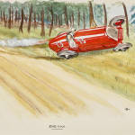 Sir Peter Markham Scott, Set of six 1926 Grand Prix racing scenes, 1926