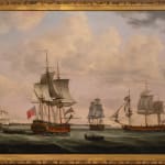 Francis Holman, A convoy of West Indiamen, led by the brand new Earl of Effingham, assembling in the Downs before...