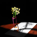Tulips in a blue vase , 2024