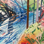 David Wiseman RWS, River Brent Autumn Light