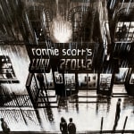 John Duffin RWS RE, Ronnie Scott's - B&W Night Study
