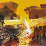 Sue Howells RWS, Autumn, Stay a Little Longer