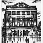 John Duffin RWS RE, The Old Vic Dusk
