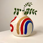 Sophie Alda, Wiggle Arm Flood Vase - Cobalt Blue