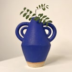 Sophie Alda, Wiggle Arm Flood Vase - Cobalt Blue