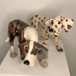 Virginia Dowe Edwards, Snuggling Spotty Dog & Patchy Dog