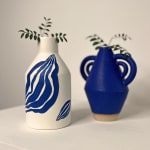 Sophie Alda, Wiggle Arm Flood Vase - Cobalt Blue