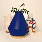 Sophie Alda, Wiggle Arm Flood Vase - Cobalt Blue