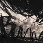 Judith Bernstein, Balls Over Landscape, 1977