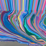 Ian Davenport, Spring (Bluebonnet), 2018