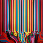 Ian Davenport, The Bottom is the Top, 2024