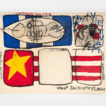 Judith Bernstein, Union Jack-Off Flag, 1967