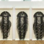 Judith Bernstein, Three Panel Vertical, 1977